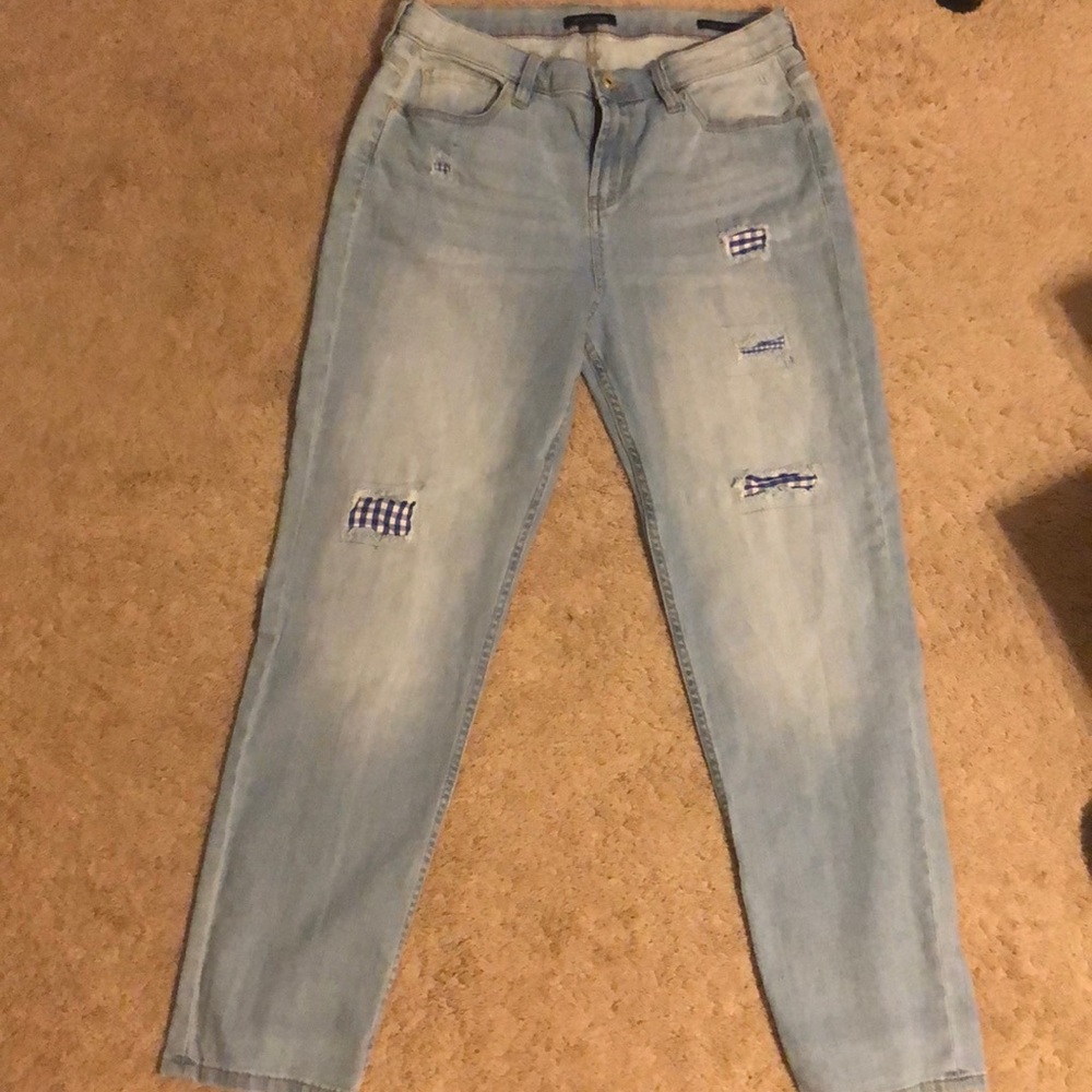 Tommy Hilfiger Patchwork Mom Jeans